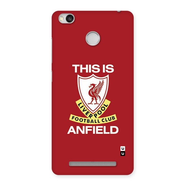 LiverPool Anfield Back Case for Redmi 3S Prime