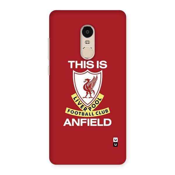 LiverPool Anfield Back Case for Redmi Note 4