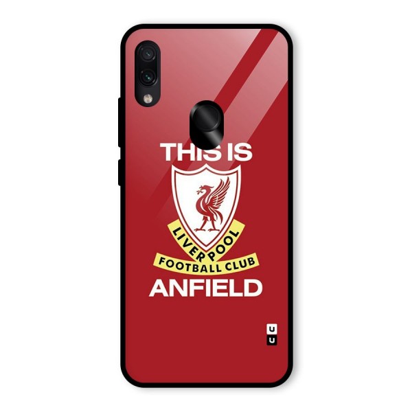 LiverPool Anfield Glass Back Case for Redmi Note 7S
