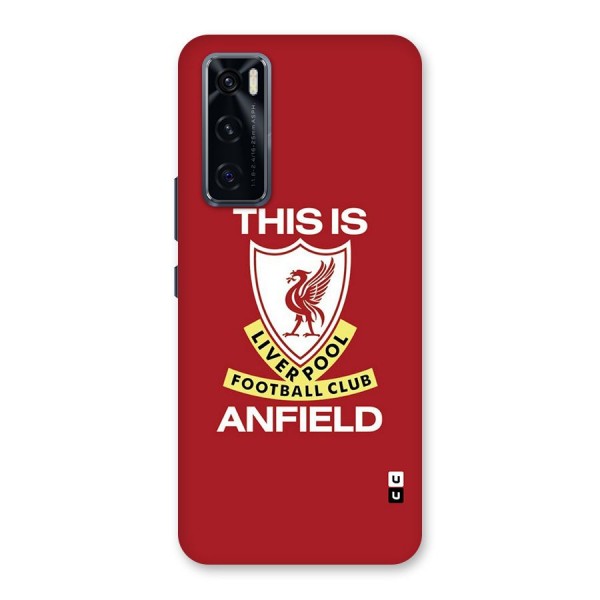 LiverPool Anfield Glass Back Case for Vivo V20 SE