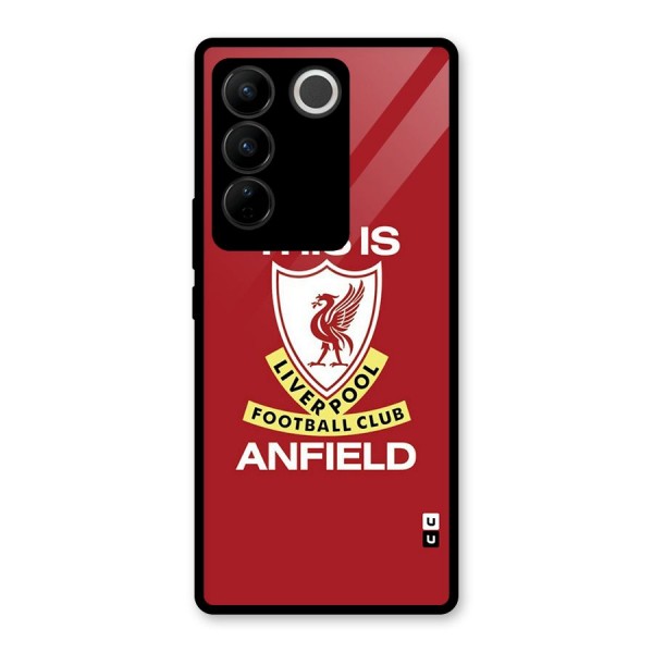 LiverPool Anfield Glass Back Case for Vivo V27