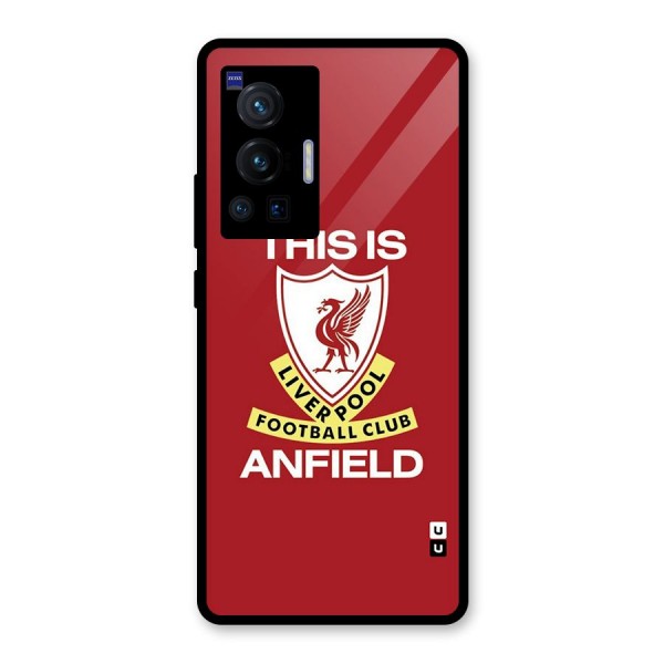 LiverPool Anfield Glass Back Case for Vivo X70 Pro