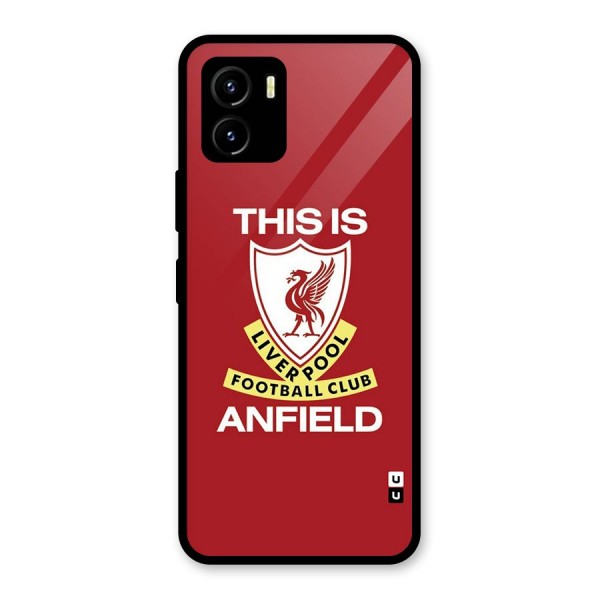 LiverPool Anfield Glass Back Case for Vivo Y15s