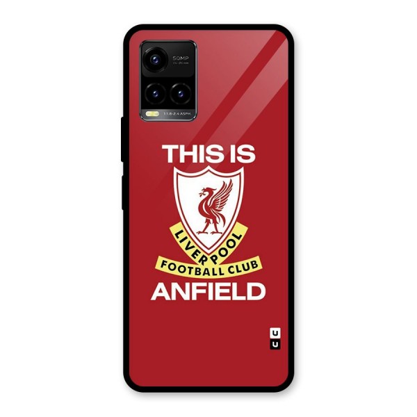 LiverPool Anfield Glass Back Case for Vivo Y21A