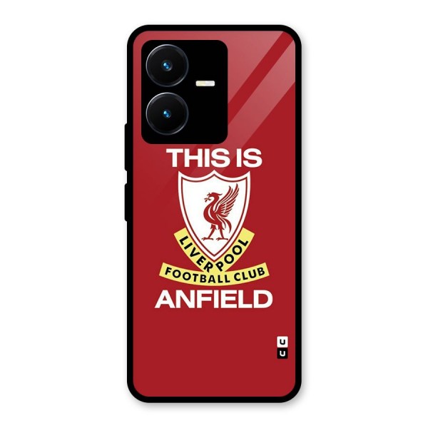 LiverPool Anfield Glass Back Case for Vivo Y22