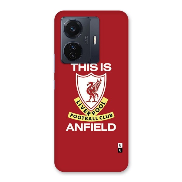 LiverPool Anfield Glass Back Case for Vivo iQOO Z6 Pro