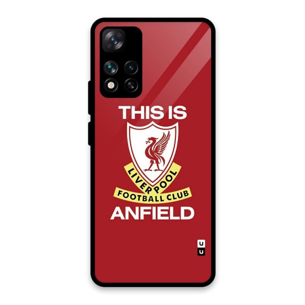 LiverPool Anfield Glass Back Case for Xiaomi 11i 5G