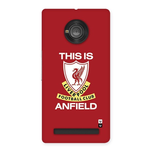 LiverPool Anfield Back Case for Yuphoria