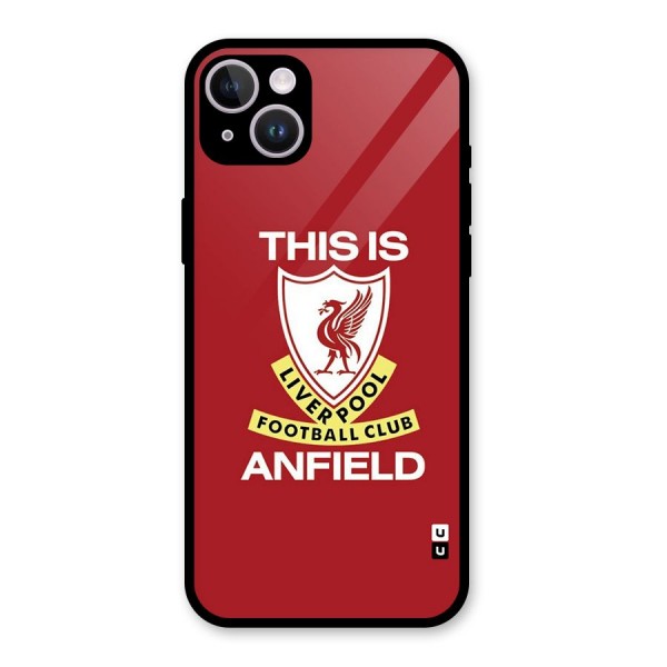 LiverPool Anfield Glass Back Case for iPhone 14 Plus