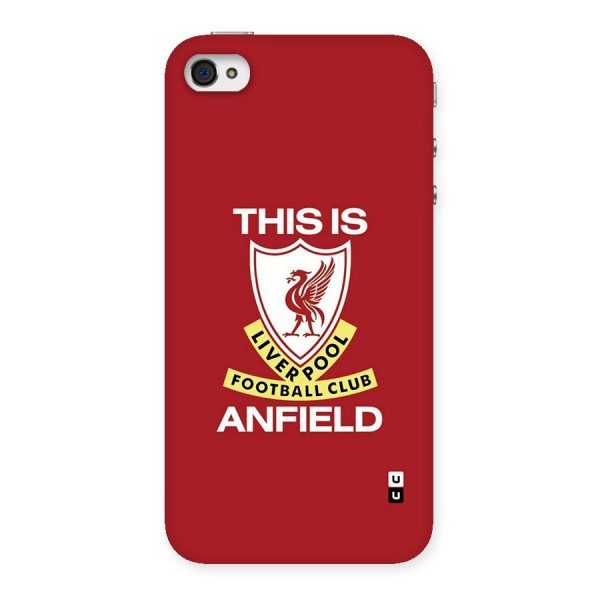 LiverPool Anfield Back Case for iPhone 4 4s