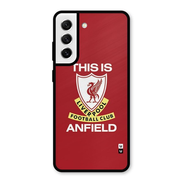 LiverPool Anfield Metal Back Case for Galaxy S21 FE 5G