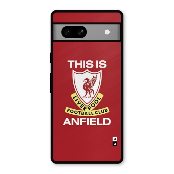 LiverPool Anfield Metal Back Case for Google Pixel 7a