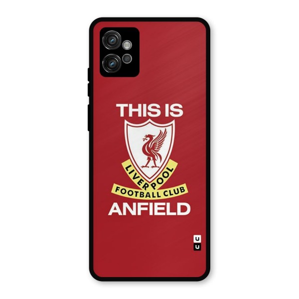 LiverPool Anfield Metal Back Case for Moto G32