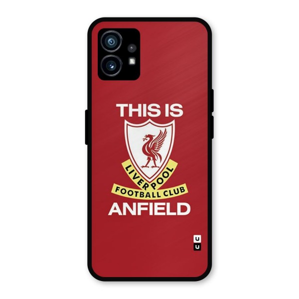 LiverPool Anfield Metal Back Case for Nothing Phone 1