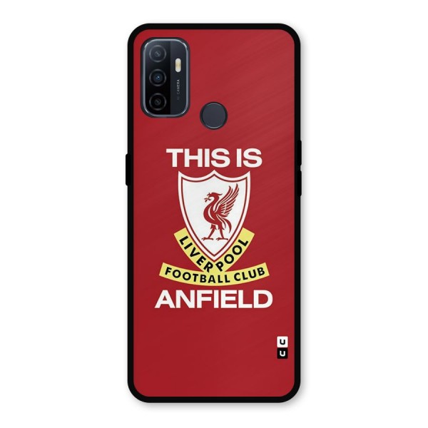 LiverPool Anfield Metal Back Case for Oppo A53