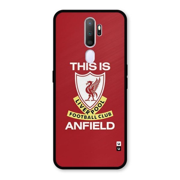 LiverPool Anfield Metal Back Case for Oppo A5 (2020)