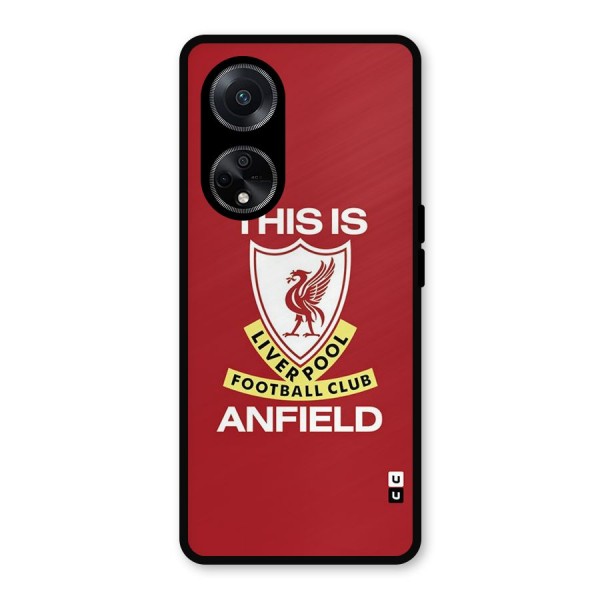 LiverPool Anfield Metal Back Case for Oppo F23