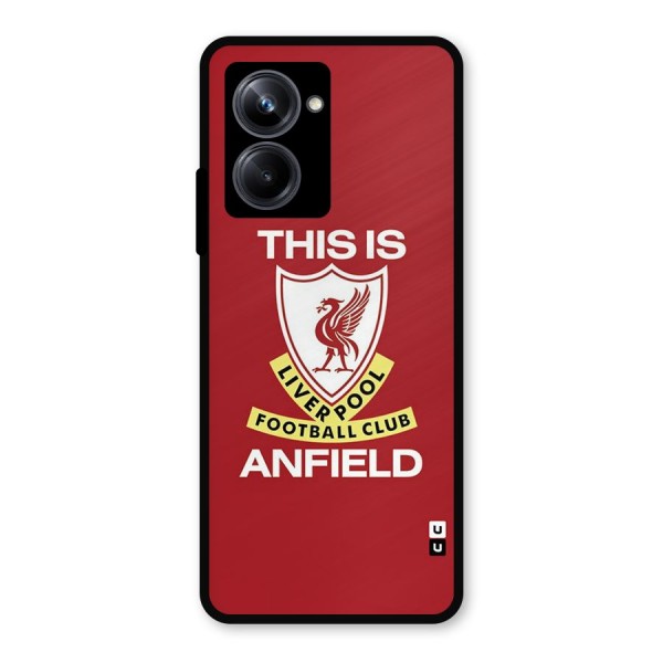 LiverPool Anfield Metal Back Case for Realme 10 Pro