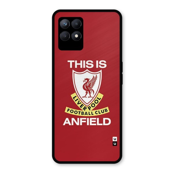 LiverPool Anfield Metal Back Case for Realme 8i