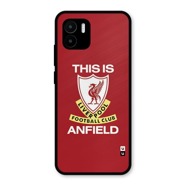 LiverPool Anfield Metal Back Case for Redmi A1