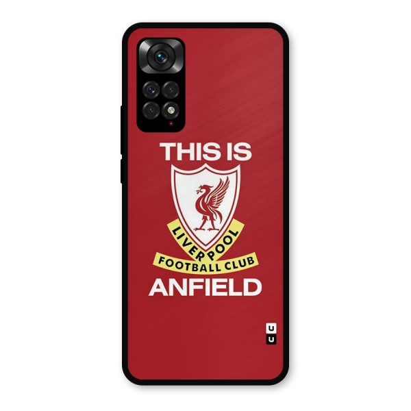 LiverPool Anfield Metal Back Case for Redmi Note 11