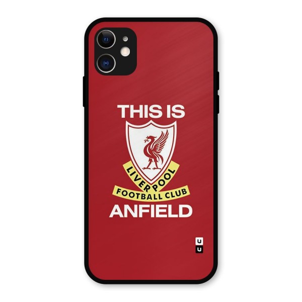 LiverPool Anfield Metal Back Case for iPhone 11