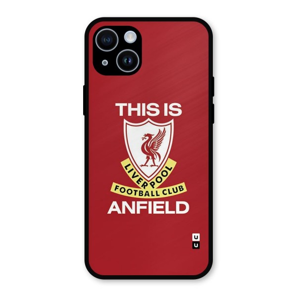 LiverPool Anfield Metal Back Case for iPhone 14