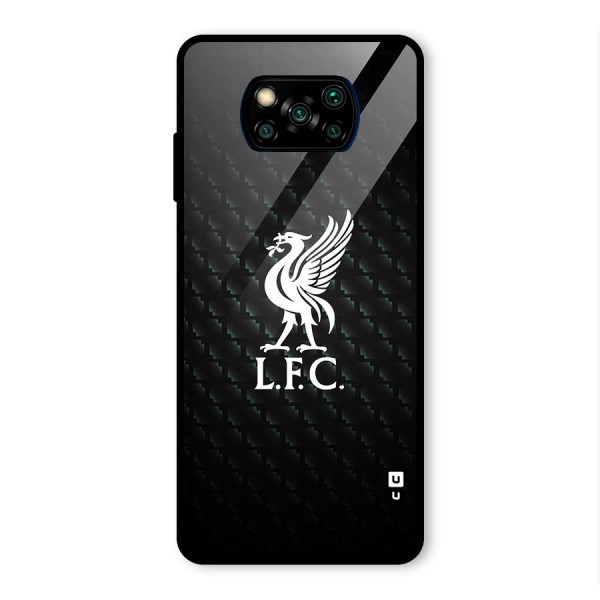 LiverPool Club Glass Back Case for Poco X3 Pro