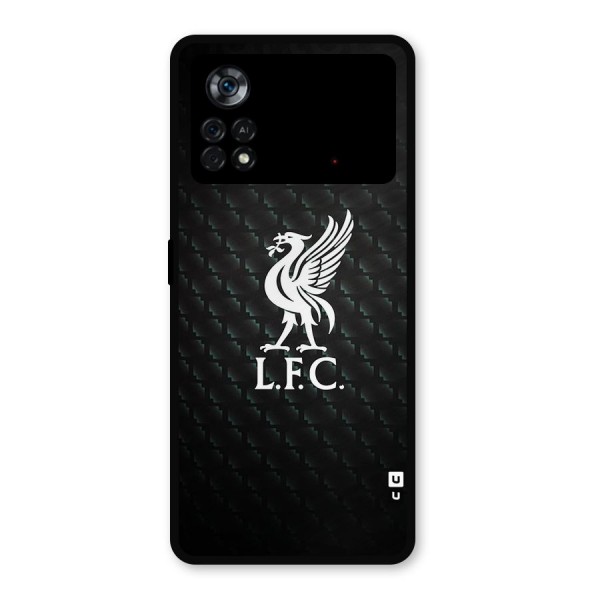 LiverPool Club Metal Back Case for Poco X4 Pro 5G