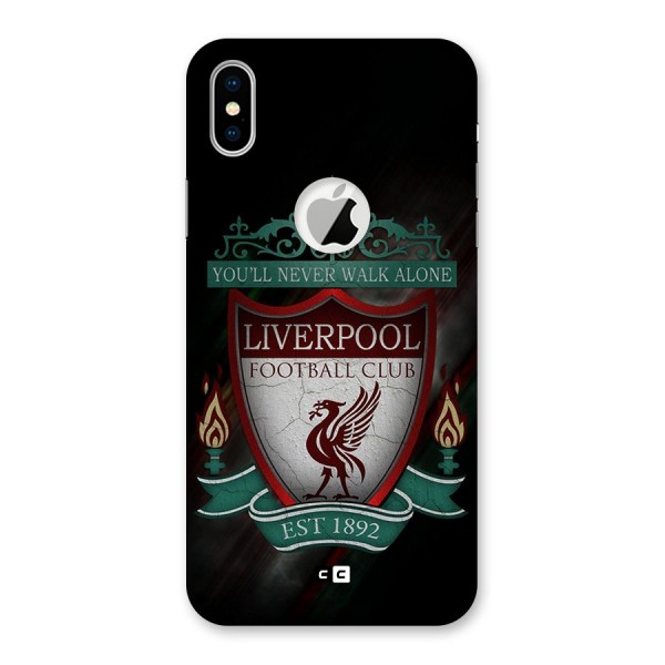 LiverPool FootBall Club Back Case for iPhone XS Logo Cut