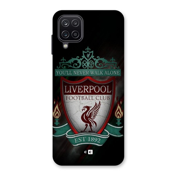 LiverPool FootBall Club Glass Back Case for Galaxy A12