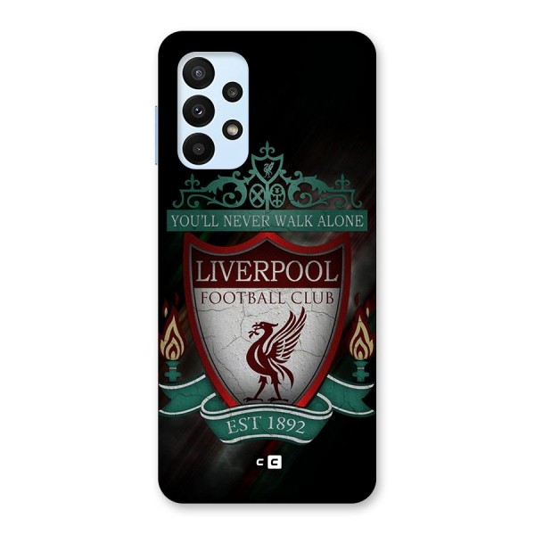 LiverPool FootBall Club Glass Back Case for Galaxy A23