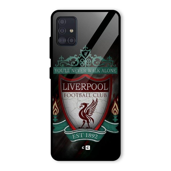 LiverPool FootBall Club Glass Back Case for Galaxy A51