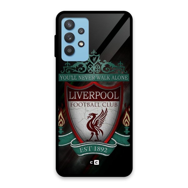 LiverPool FootBall Club Glass Back Case for Galaxy M32 5G