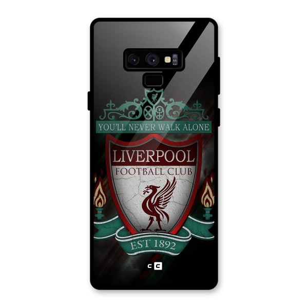 LiverPool FootBall Club Glass Back Case for Galaxy Note 9