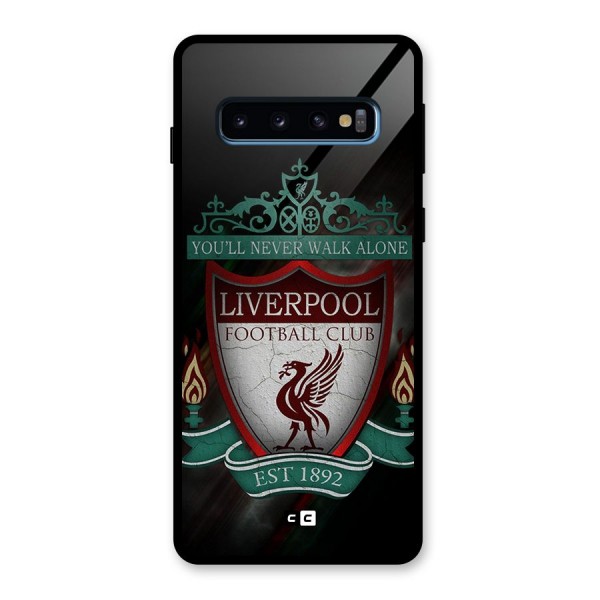 LiverPool FootBall Club Glass Back Case for Galaxy S10