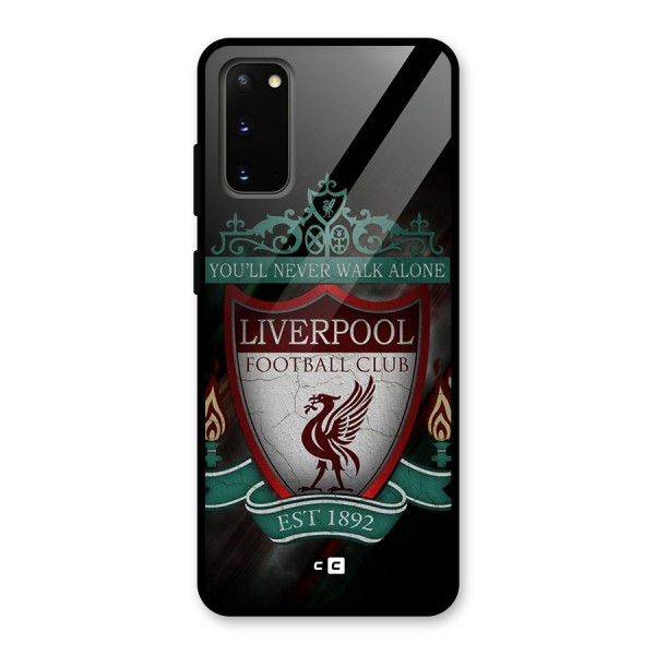 LiverPool FootBall Club Glass Back Case for Galaxy S20