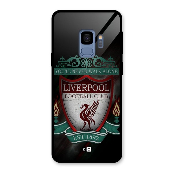 LiverPool FootBall Club Glass Back Case for Galaxy S9