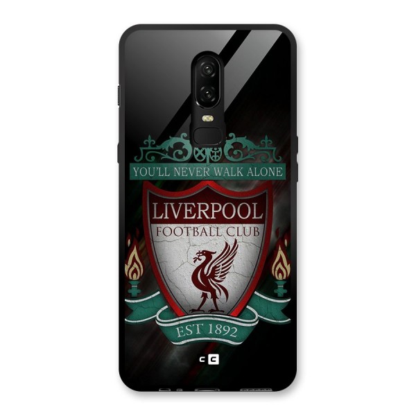 LiverPool FootBall Club Glass Back Case for OnePlus 6