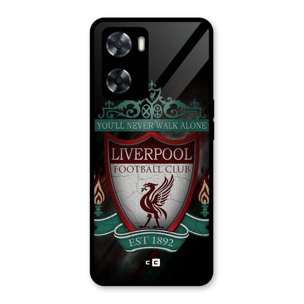 LiverPool FootBall Club Glass Back Case for Oppo A57 2022