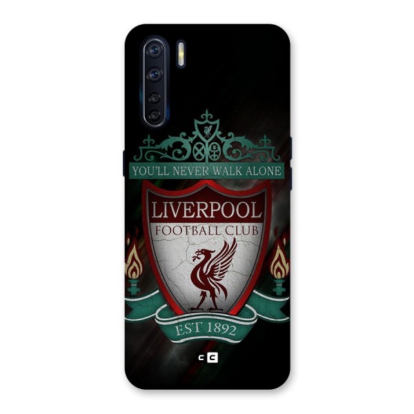 LiverPool FootBall Club Glass Back Case for Oppo F15