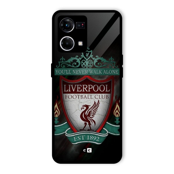 LiverPool FootBall Club Glass Back Case for Oppo F21 Pro 4G