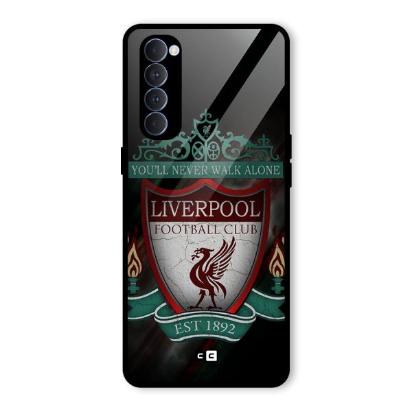 LiverPool FootBall Club Glass Back Case for Oppo Reno4 Pro