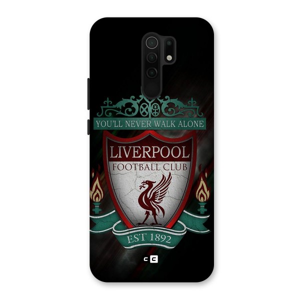 LiverPool FootBall Club Glass Back Case for Redmi 9 Prime