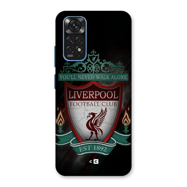 LiverPool FootBall Club Glass Back Case for Redmi Note 11S