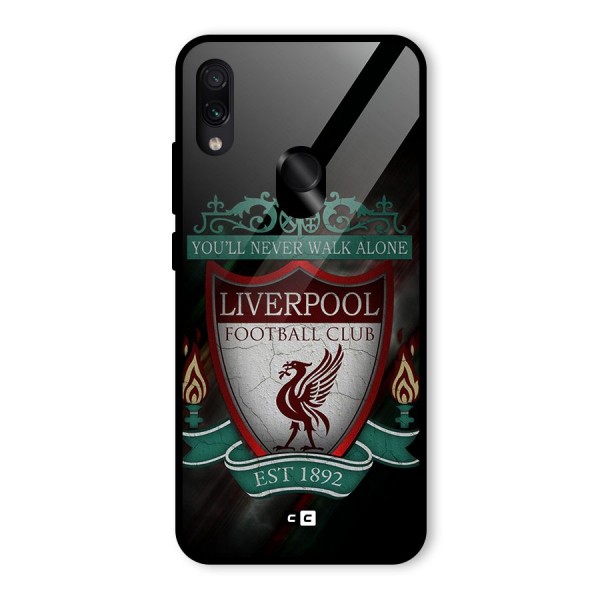 LiverPool FootBall Club Glass Back Case for Redmi Note 7