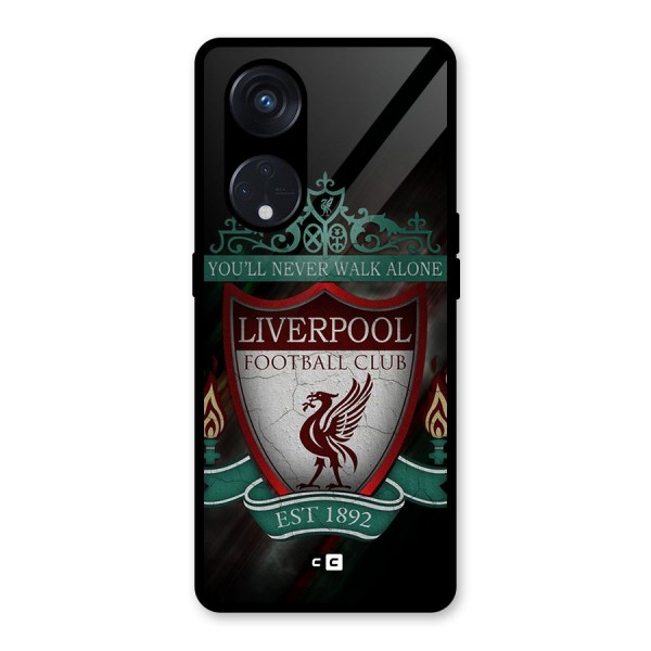 LiverPool FootBall Club Glass Back Case for Reno8 T 5G