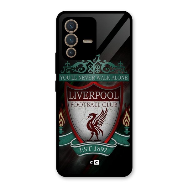 LiverPool FootBall Club Glass Back Case for Vivo V23 5G