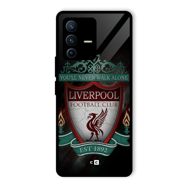 LiverPool FootBall Club Glass Back Case for Vivo V23 Pro