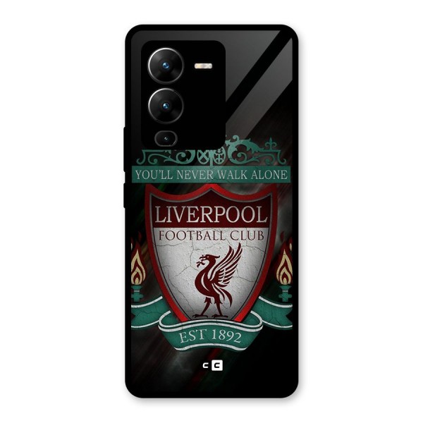 LiverPool FootBall Club Glass Back Case for Vivo V25 Pro